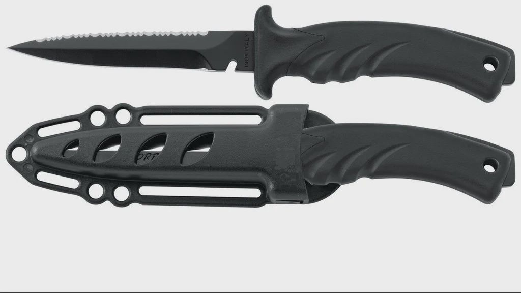 SPEAR PRO TORPEDO 9CM TC STAINLESS STEEL DIVE  KNIFE SPKT9BE