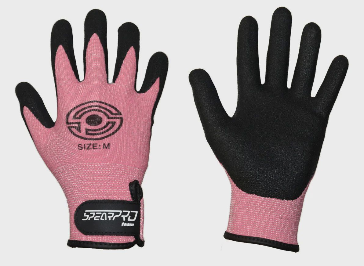 SPEAR PRO DYNEEMA GLOVES - TUNA (VELCRO STRAPS) PINK