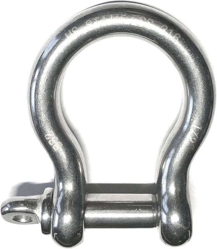 SPEAR PRO 316 MARINE STAINLESS BOW SHACKLE