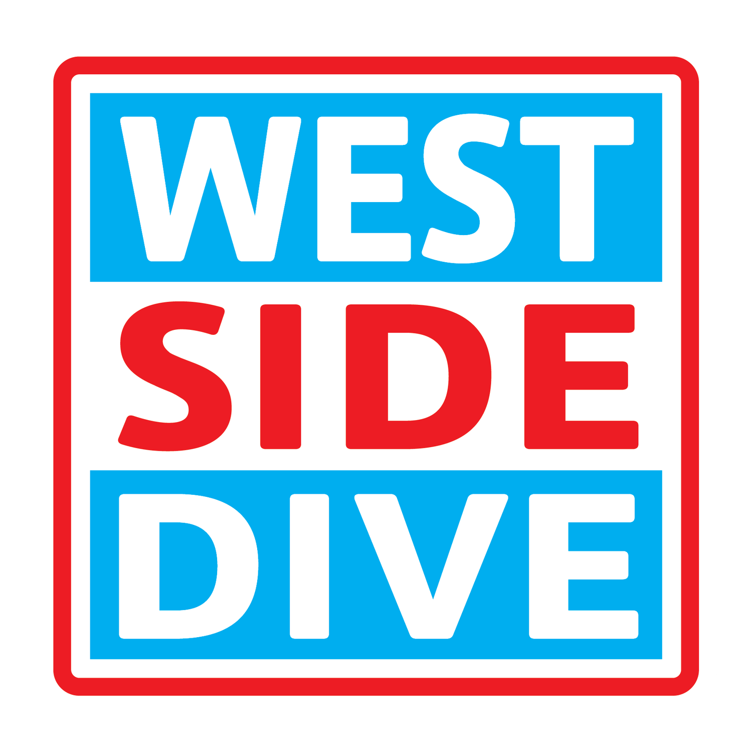 Westside Dive SQUARE Sticker