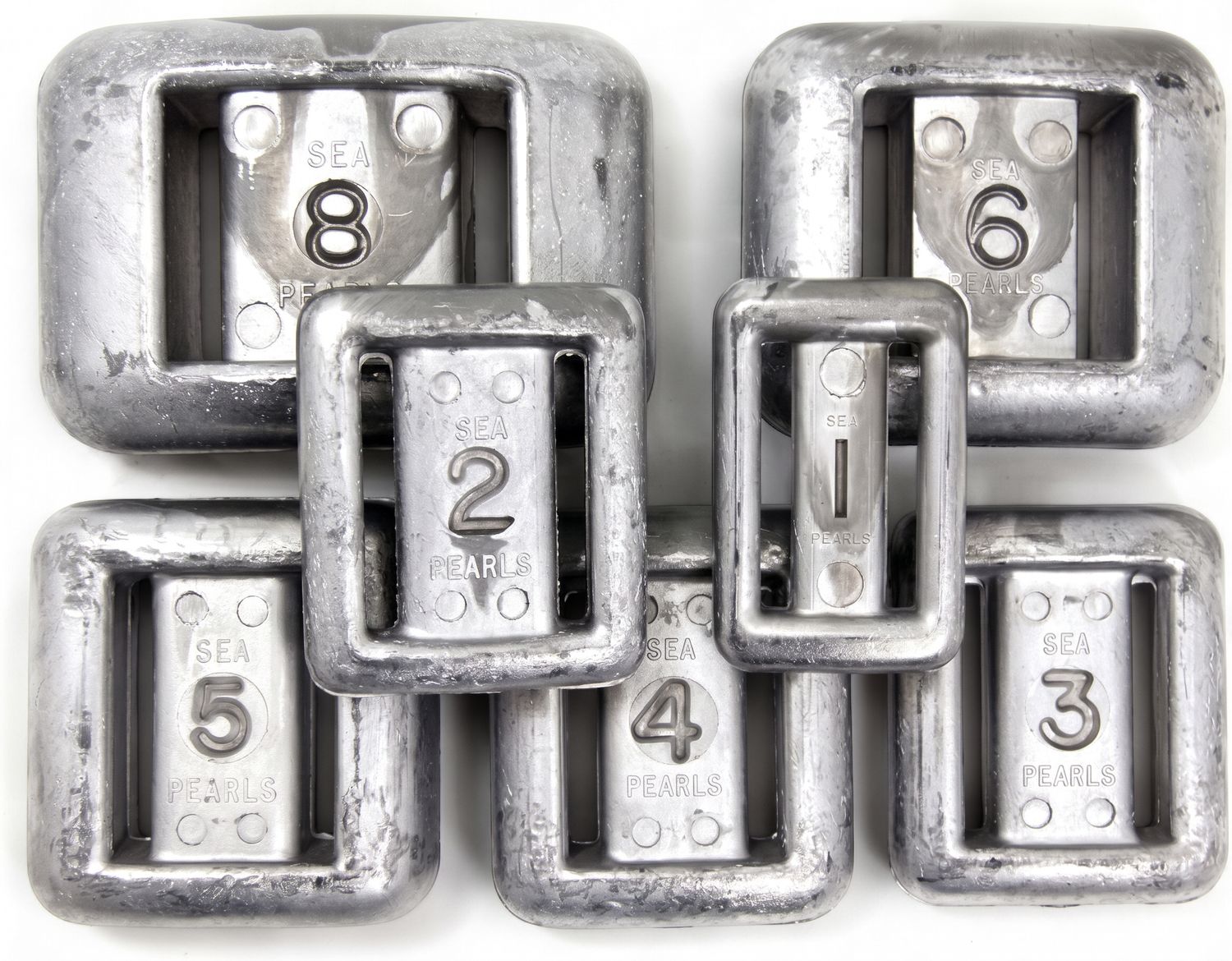 1 lb Weave Lead Weight Uncoated 2000-01