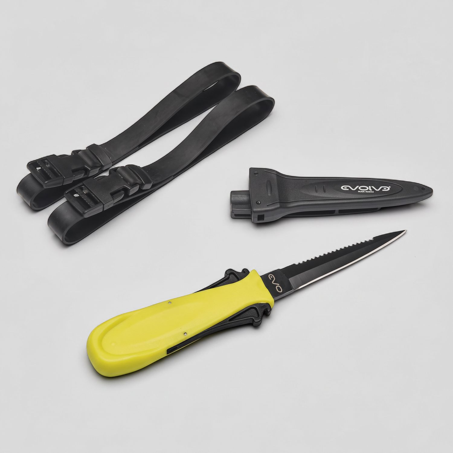 Evolve EVO Stealth Dive Knife YELLOW