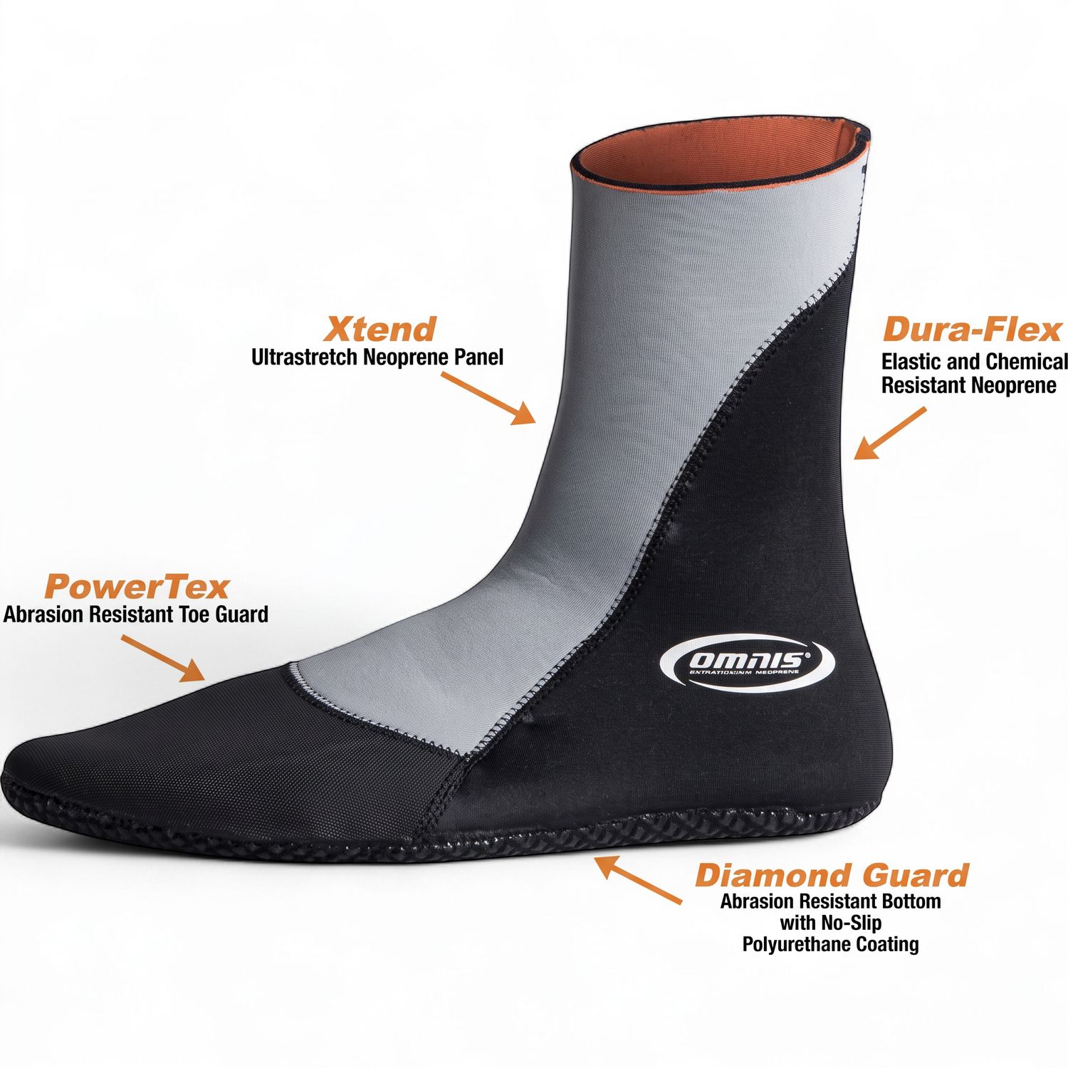 Argos 4mm FULL Bootie MED AX-ST4MM-MD
