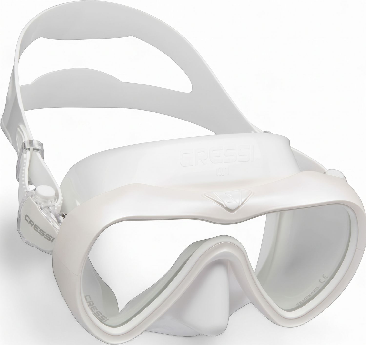 Cressi A1 WHITE CLear Lens Mask