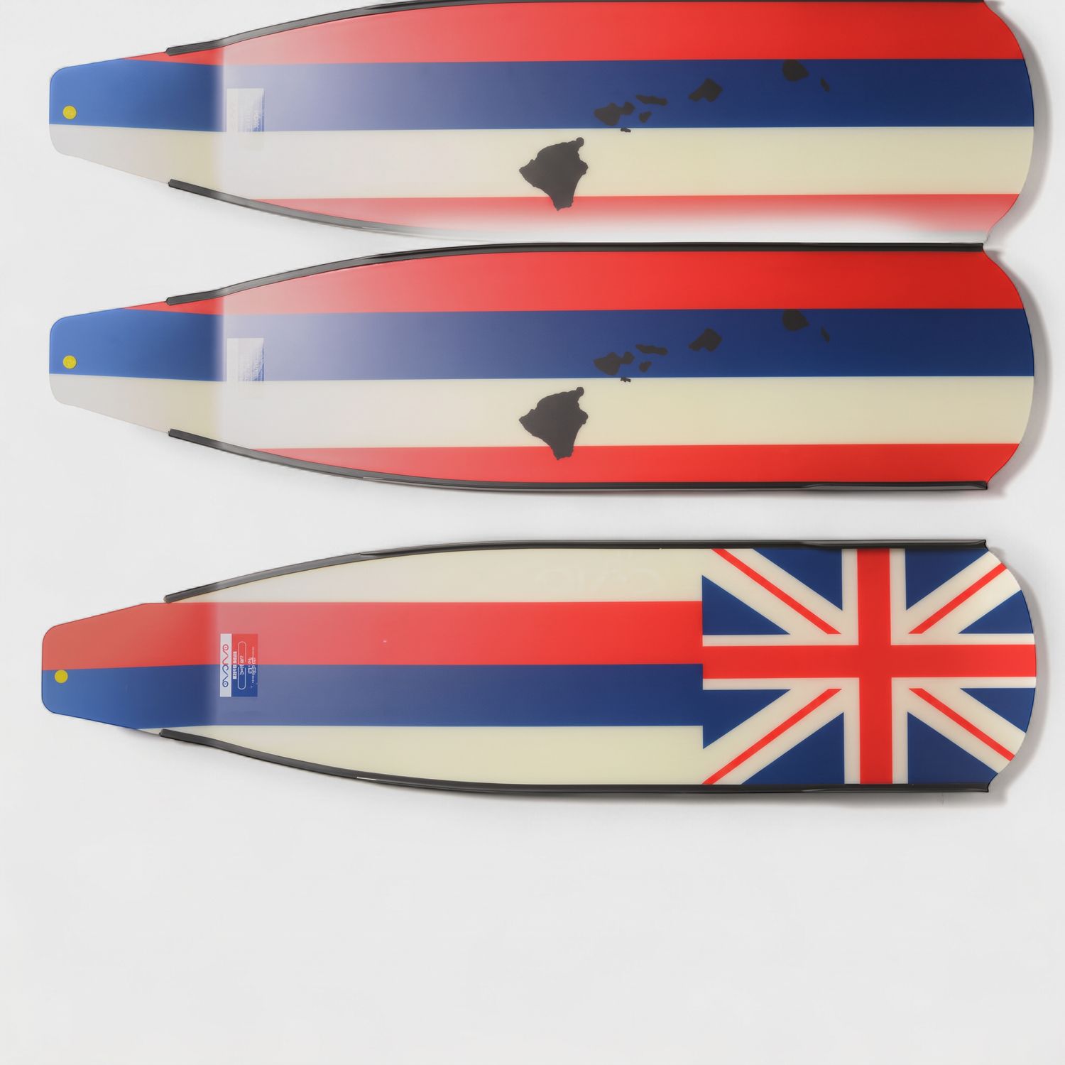 Penetrator HAWAIIAN FLAG Blades SOFTS Black Rails