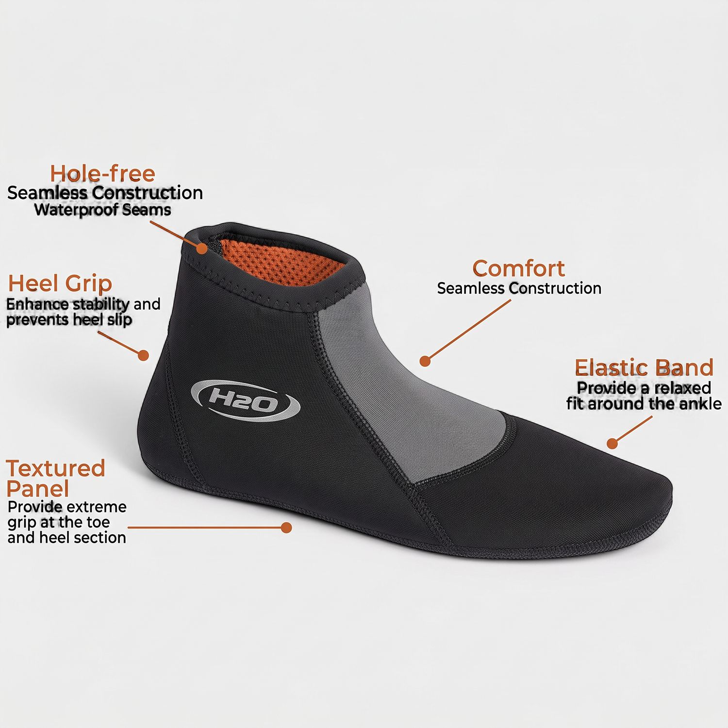 Argos 2mm SHORTY Bootie LARGE AX-STS2MM-LG