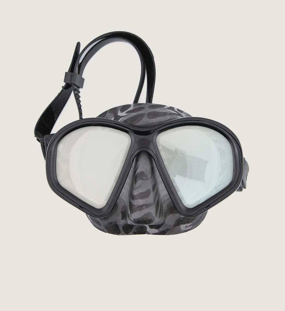 Bright Buoy Tiger Shark Low Volume Silicone Printed Mask