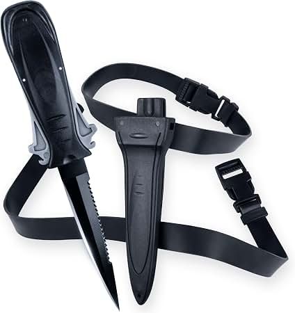 WDT Spearfishing Knife Squeeze Lock