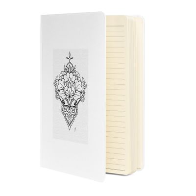 Hardcover bound notebook ornament mandala
