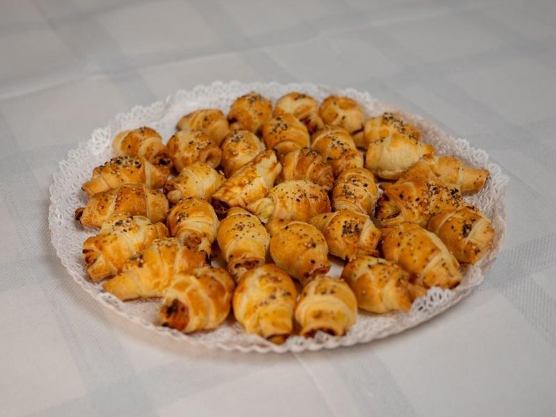 Minibrioches salate ripiene gusti vari - 50 pz