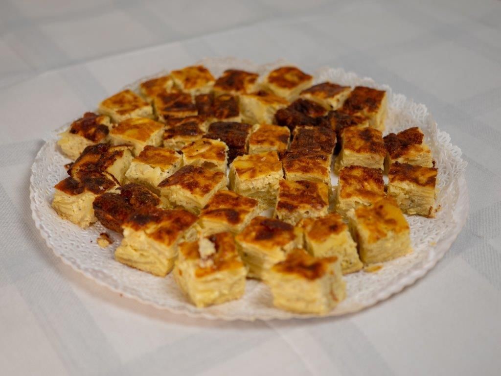 Frittatine con pecorino romano - 50 pz