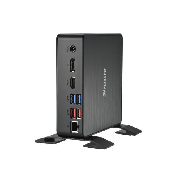 Shuttle NC40U5 XPC Nano Mini PC barebone, Intel Core i5-1235U, 6x USB3.2, 2x M.2, LAN, 24/7, 65W