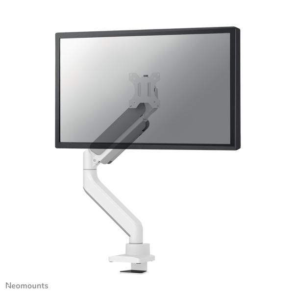 Neomounts DS70-450WH1 Full-Motion Desk Mount, 17 - 42 inch, Topfix clamp &amp; grommet