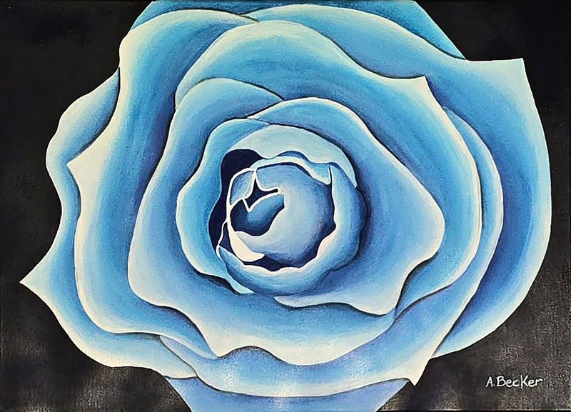 "Blaue Rose"