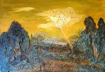 "Sonnenaufgang am Lago di Bracciano"