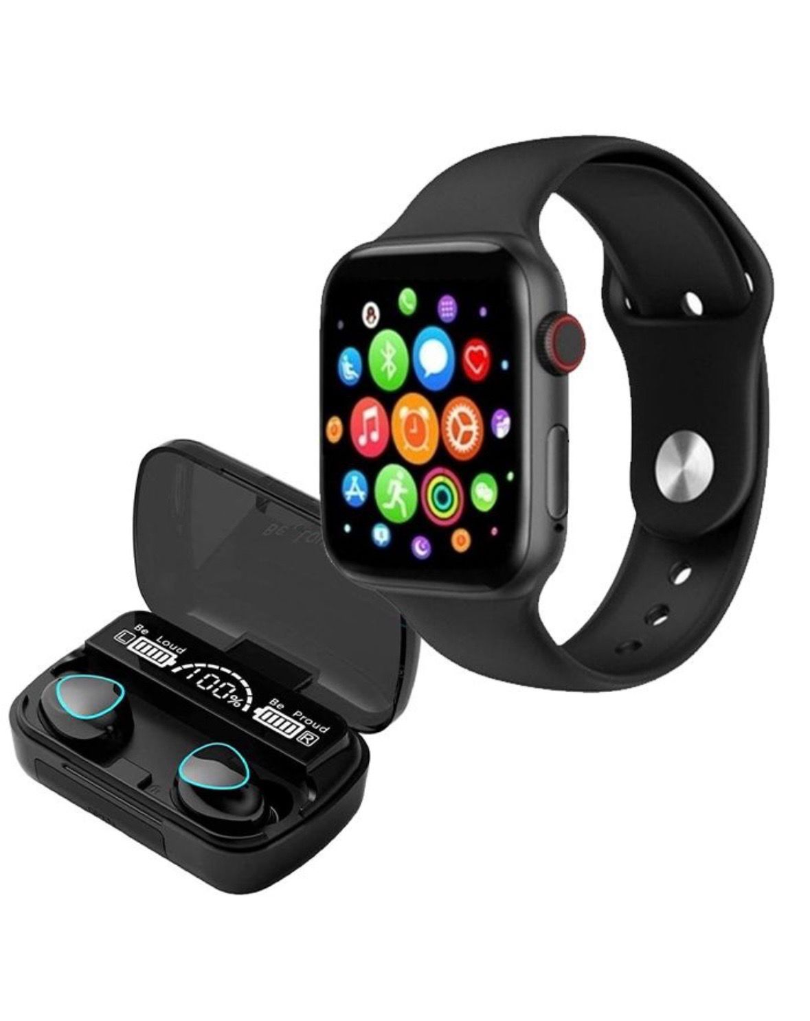 Pro-T500 Smartwatch and Fitness Tracker &amp; M10 TWS
Wireless Earbuds
