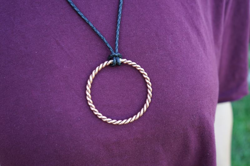 1/3rd Sacred Cubit Tensor Necklace 144hz