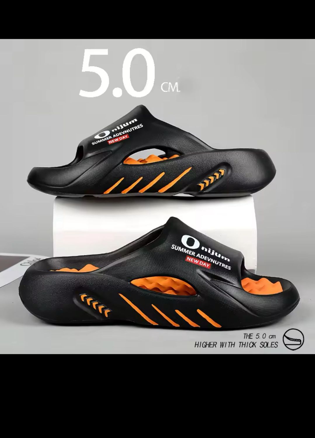 2024 New Men Massage Slippers Slides Indoor Outdoor