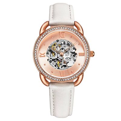 Montre pour femme automatique squelette
