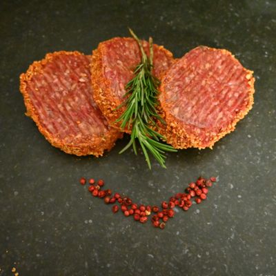 Gekruide Rundsburger - 1 Stuk