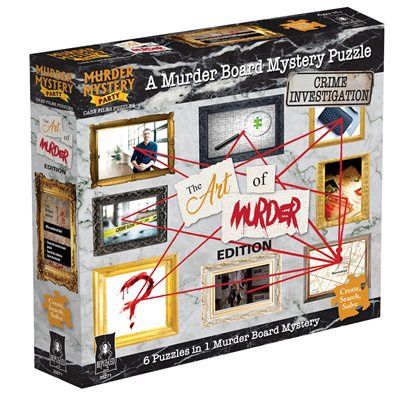 Murder Mystery Case File Puzzle-The Art Of Murder