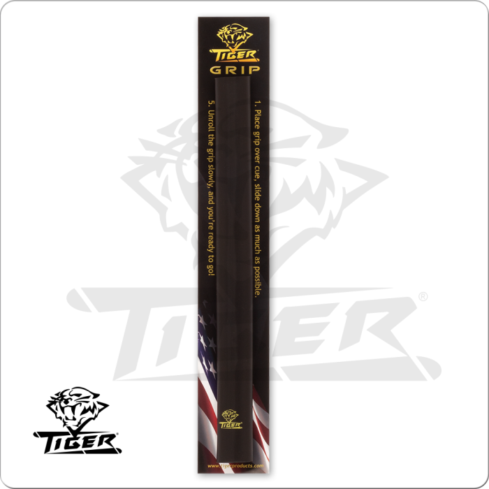 Tiger Cue Wrap, Colour: Black