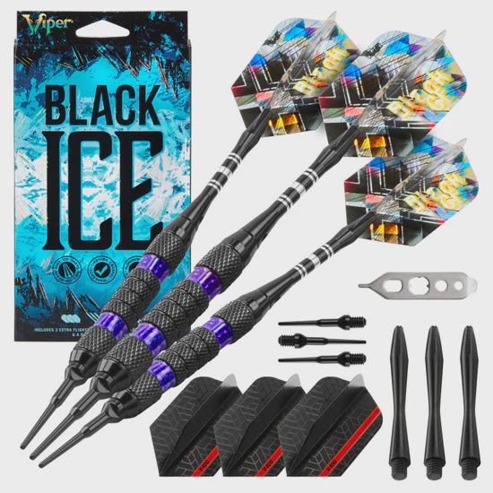 Viper Black Ice Soft Tip Darts 18gm