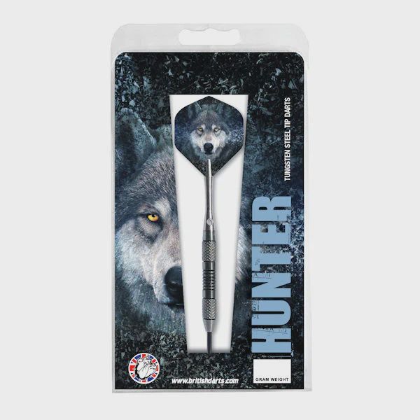 BD Hunter Full Knurl Steel Tip Darts