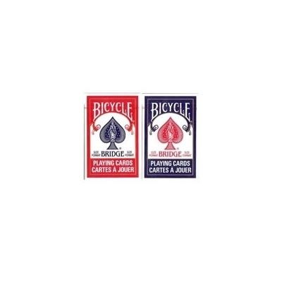 Single Deck Bicycle Cards Red