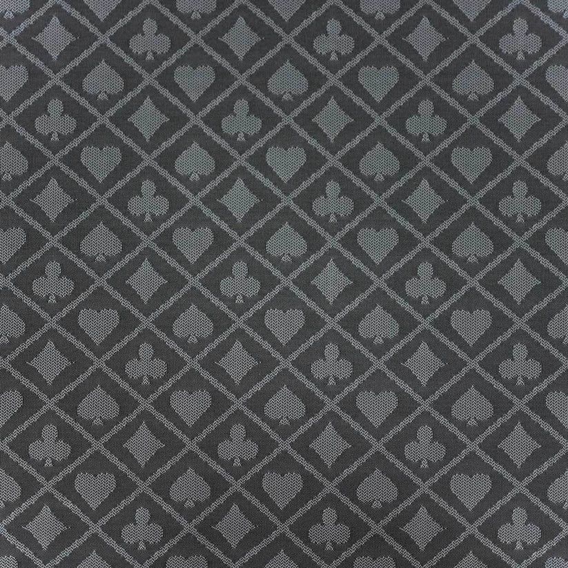 Suited Waterproof Poker Table Cloth Black