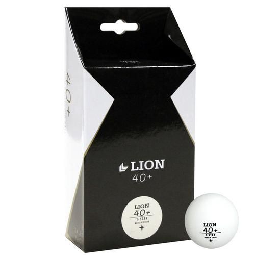 Lion 1 Star 6 Pack Balls White Lion 1 Star 6 Pack Balls White