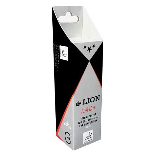 Lion 3 Star 3 Pack Balls White Lion 3 Star 3 Pack Balls White