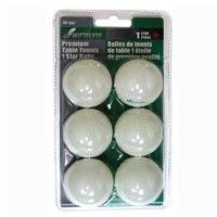 Swiftflyte 1 Star 6 Pack Balls White