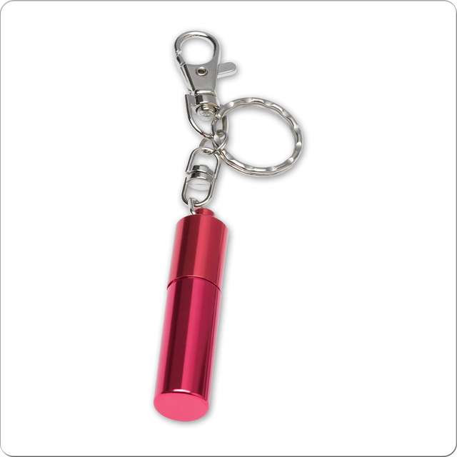 Coloured Tip Pick on Keychain Pink