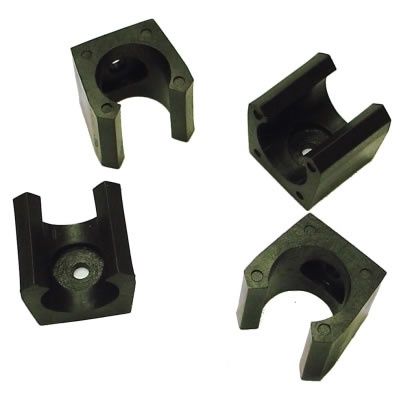 Cue Rack Clip Plastic Single Black Small