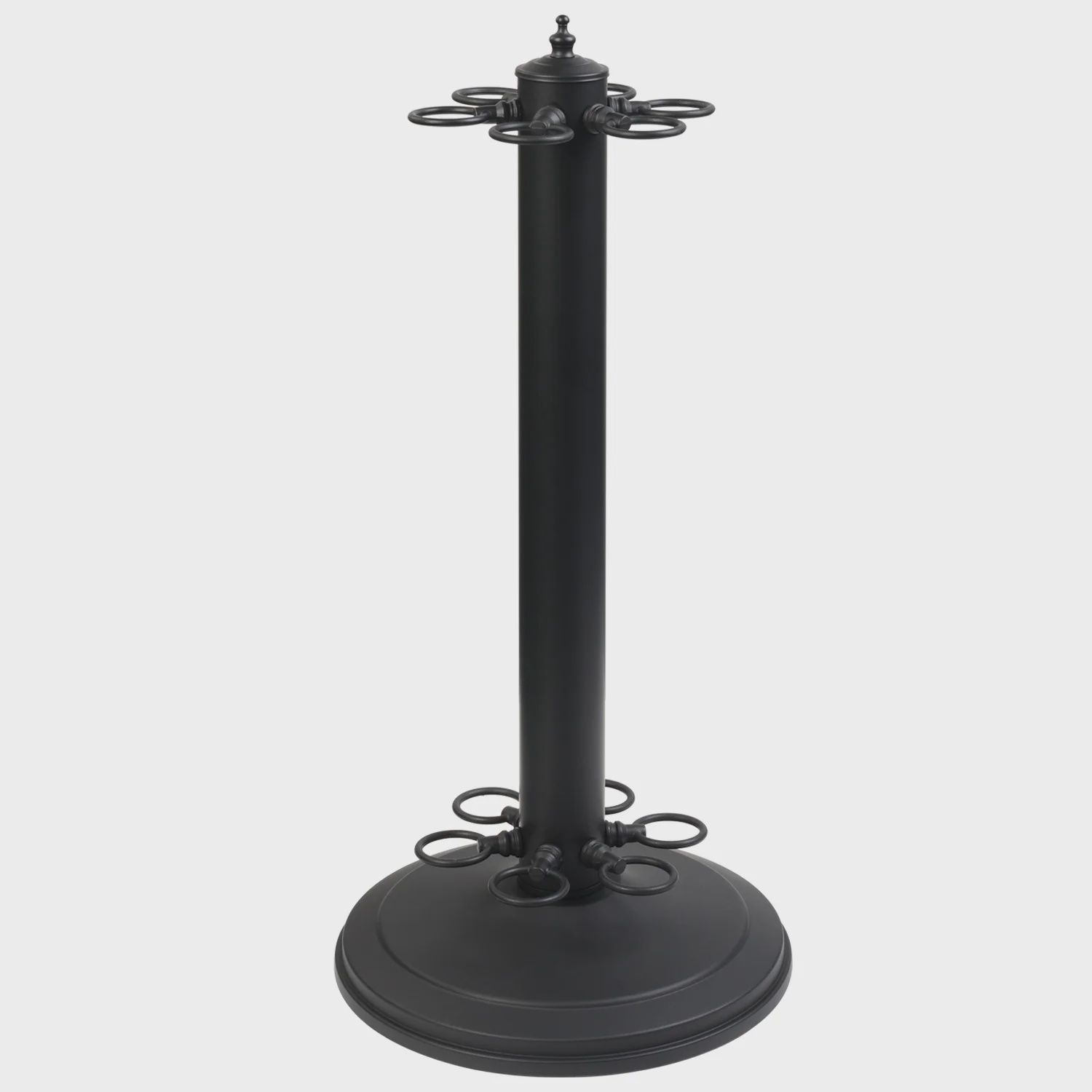 Metal 6 Cue Floor Stand Matte Black