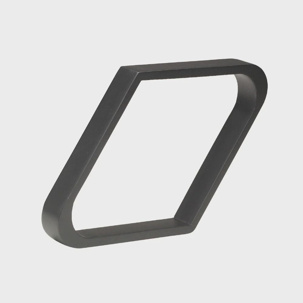 2 1/4 Wood 9 Ball Rack Black