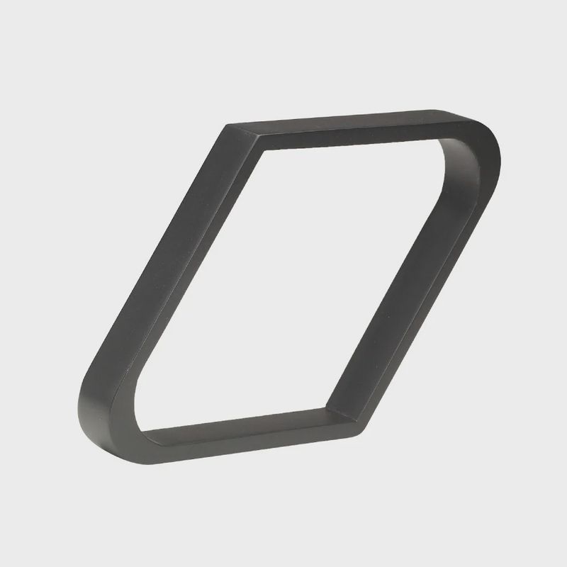 2 1/4 Wood 9 Ball Rack Black