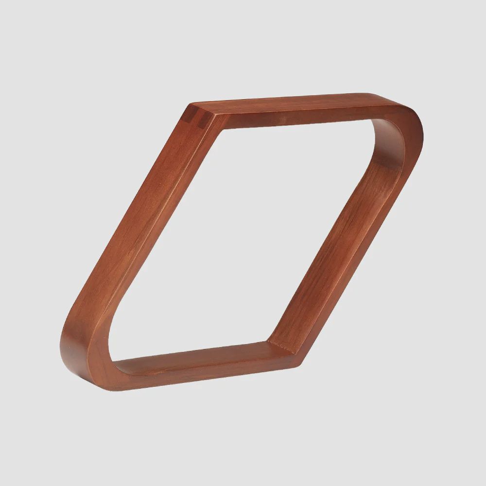 2 1/4 Wood 9 Ball Rack Mahogany