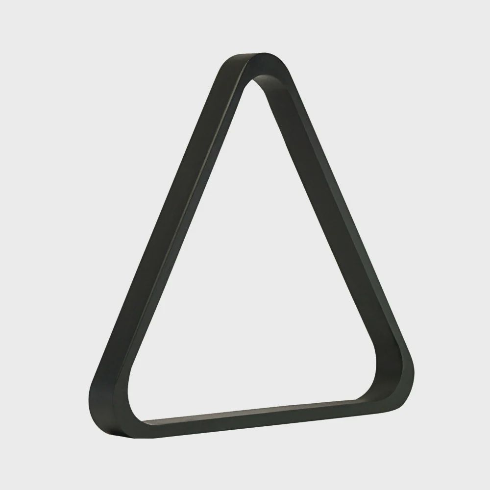 2 1/4 Wood Triangle Black