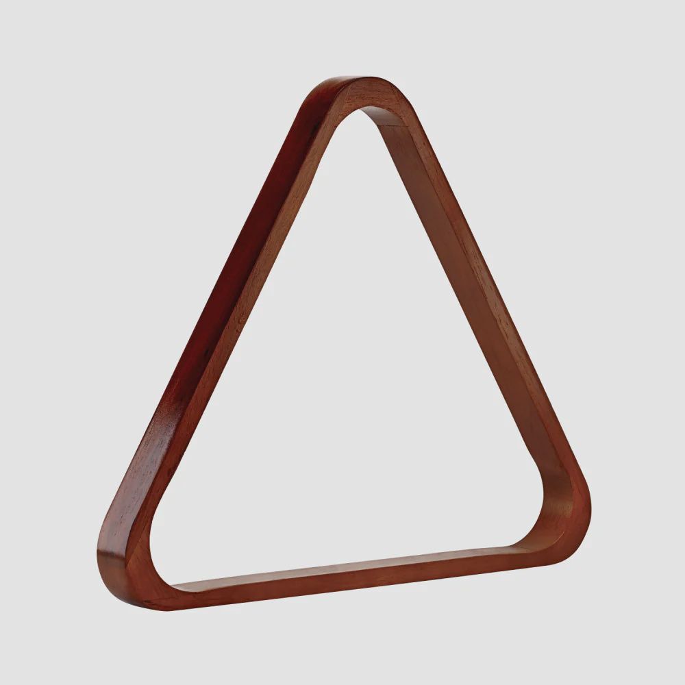 2 1/4 Wood Triangle Mahogany