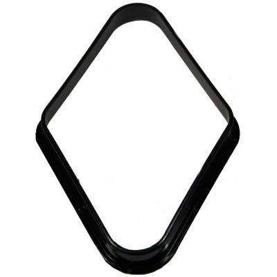 9 Ball Rack 2 1/4" Black Plastic