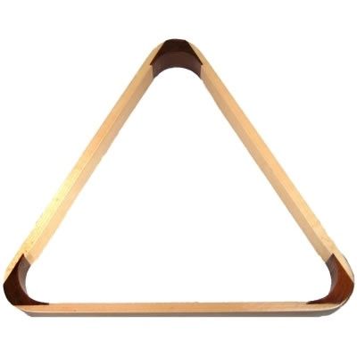Triangle 2 1/16" Natural Wood