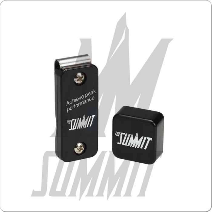 Summit Magnetic Square Chalk Holder Black