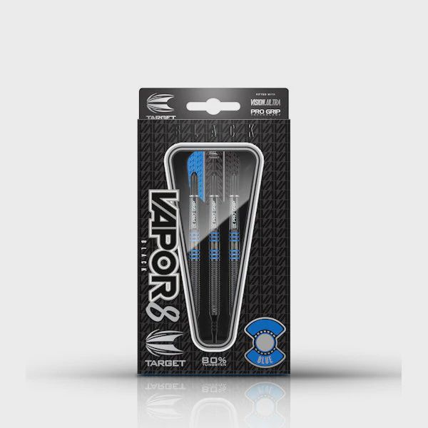 Vapor 8 Black 18gm Soft Tip Darts