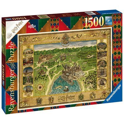 1500 pc Hogwarts Map