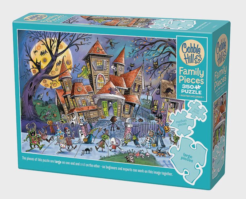 350 Pc Cobble Hill Family Pieces Haunted House