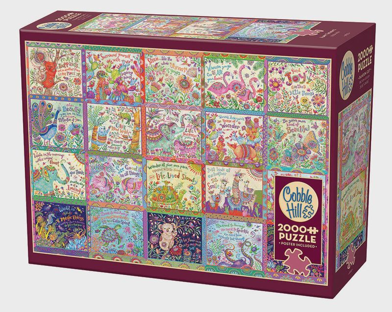 2000 pc Cobble Hill Happy Thoughts