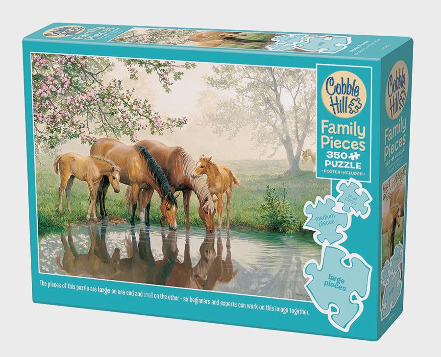350 Pc Cobble Hill Family Pieces Horse Family