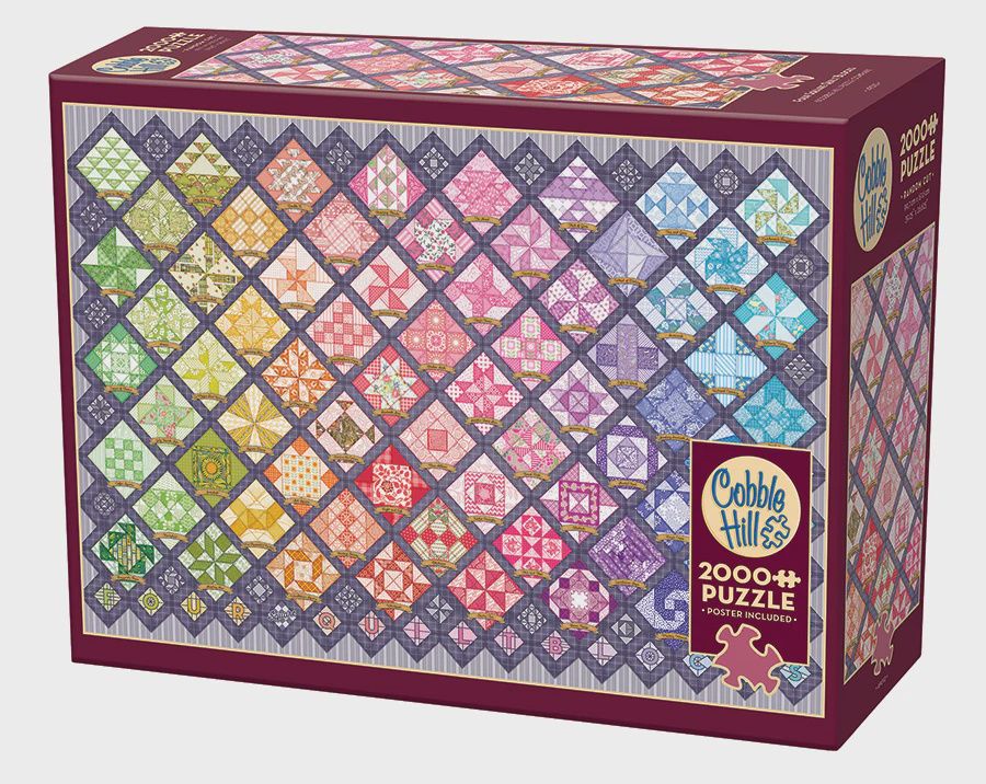 2000 pc Cobble Hill Four Square Quilt Blocks